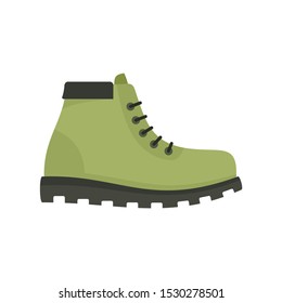 Hunter boot icon. Flat illustration of hunter boot vector icon for web design