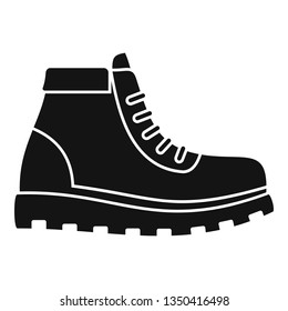 Hunter boot icon. Simple illustration of hunter boot vector icon for web design isolated on white background