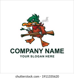 Jäger-Ente-Logo, Vektorgrafik