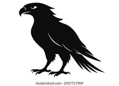 Hunter eagle vector illustration artwork 