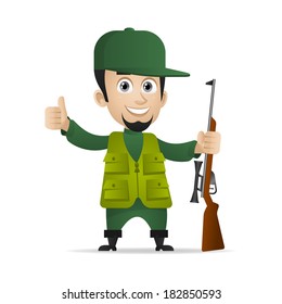 5,465 Man holding gun Stock Illustrations, Images & Vectors | Shutterstock