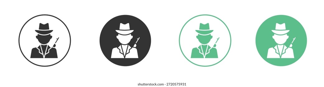 Pictogramas de ícone do Hunter. Vetor eps 10