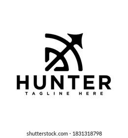 Hunter Logo Design, Arrow Logo Inspirations