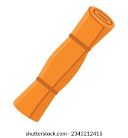 Hunter mattress icon cartoon vector. Hunt equipment. Dog case