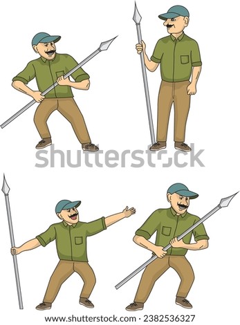 Hunter: A skilled and relentless tracker of prey, known for their keen senses and expert marksmanship, capable of thriving in the wild or urban landscapes, Man Hunter with arrow