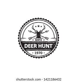 hunter sport badges, labels, emblems and logo
