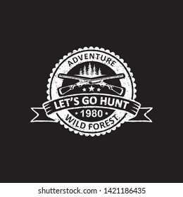 hunter sport badges, labels, emblems and logo