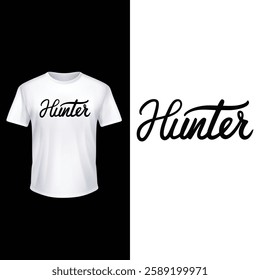 Hunter T shirt Design Vector File