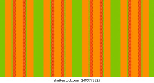 Hunter textile stripe vertical, royal fabric lines pattern. Eps10 texture background seamless vector in dark orange and bright colors palette.