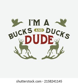 Hunter typography vector for print