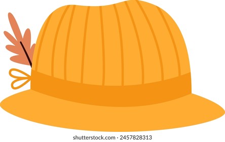 Hunter's Hat Accessory Vector Illustration