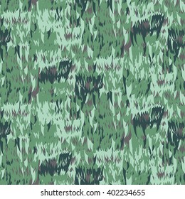 Hunter's teeth. 4-Color Demi-Season Camouflage.
Seamless pattern.