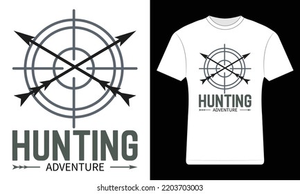 Hunting Adventure Vector T-shirt Design