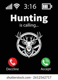 Hunting is Calling Cutting Printable Files