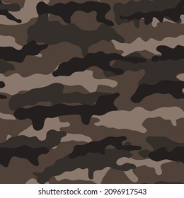 Hunting camouflage. Army pattern. Clothes.