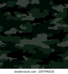 Hunting camouflage. Army pattern. Vector print for clothes, paper.