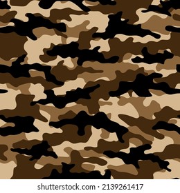 Hunting camouflage. Pattern. Fabric for printing. Vector image.