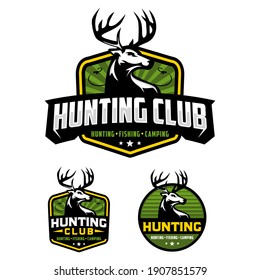 Hunting club badge logo template