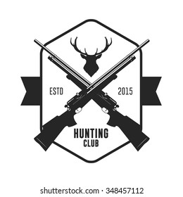 Hunting Club Label, Badge