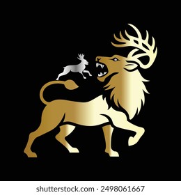 Hunting club logo. Hunting club logotype. Vector illustration.