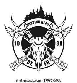 Hunting Deer Logo Design
This design are suitable for printing on t-shirts or other and used in hunting events or something like that
