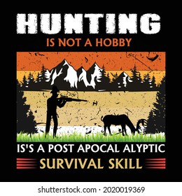 hunting design Elements and labels design.