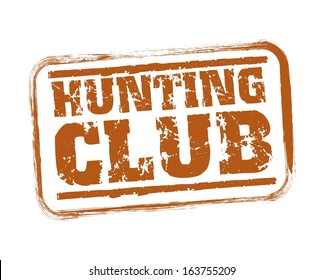 hunting design over white background vector illustration