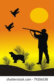 Hunting for a duck