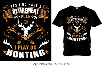 Caza Ingeniero Camiseta Diseño Vector de Caza Vectorial. Cazando camisetas gruesas. Venado, rifle, montaña.
