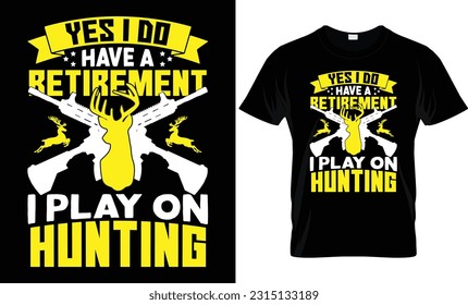 Caza Ingeniero Camiseta Diseño Vector de Caza Vectorial. Cazando camisetas gruesas. Venado, rifle, montaña.