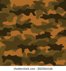 
Hunting and fishing. Camouflage print, protective. Vector pattern.