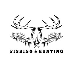 Hunting Fishing Vector & Photo (Free Trial)