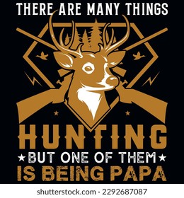Hunting graphics tshirt design vector design 