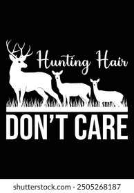 Hunting hair don't care eps file