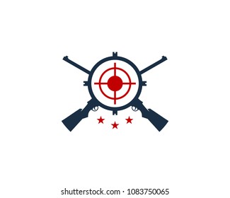 Hunting Icon Logo Design Element