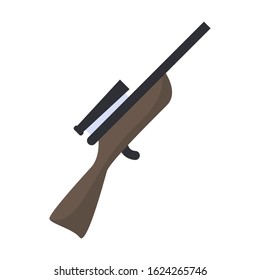Hunting isolated flat vector icon