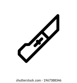 hunting knife icon or logo isolated sign symbol vector illustration - high quality black style vector icons

