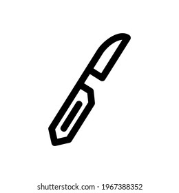 hunting knife icon or logo isolated sign symbol vector illustration - high quality black style vector icons
