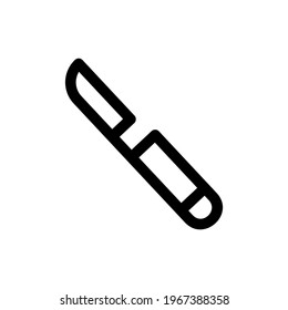 hunting knife icon or logo isolated sign symbol vector illustration - high quality black style vector icons
