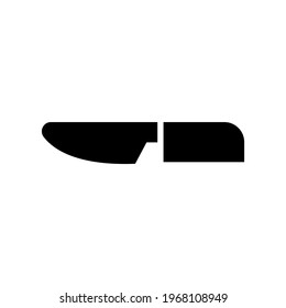 hunting knife icon or logo isolated sign symbol vector illustration - high quality black style vector icons
