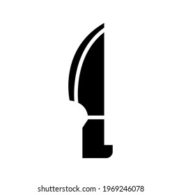 hunting knife icon or logo isolated sign symbol vector illustration - high quality black style vector icons
