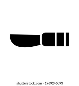 hunting knife icon or logo isolated sign symbol vector illustration - high quality black style vector icons
