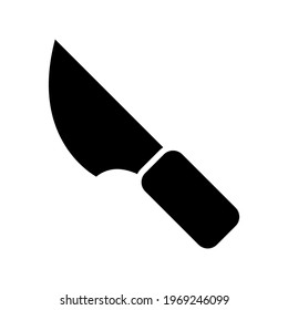 hunting knife icon or logo isolated sign symbol vector illustration - high quality black style vector icons
