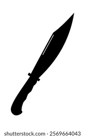 Hunting knife .  vector design