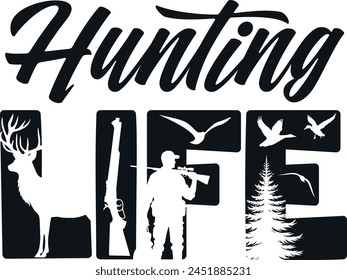 Hunting Life, Fathers Day , Deer Hunting , Hunting Gifts, Hunting Season, Wild Life , Deer Head