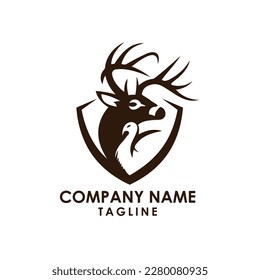 Hunting Lodge and Farm logo design 