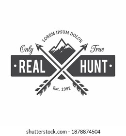 hunting logo , simple and clean