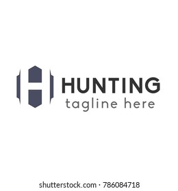 Hunting logo Vector Template Design