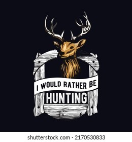Hunting printable vector designs for commercial use