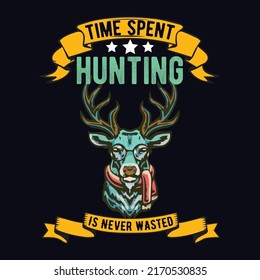 Hunting printable vector designs for commercial use